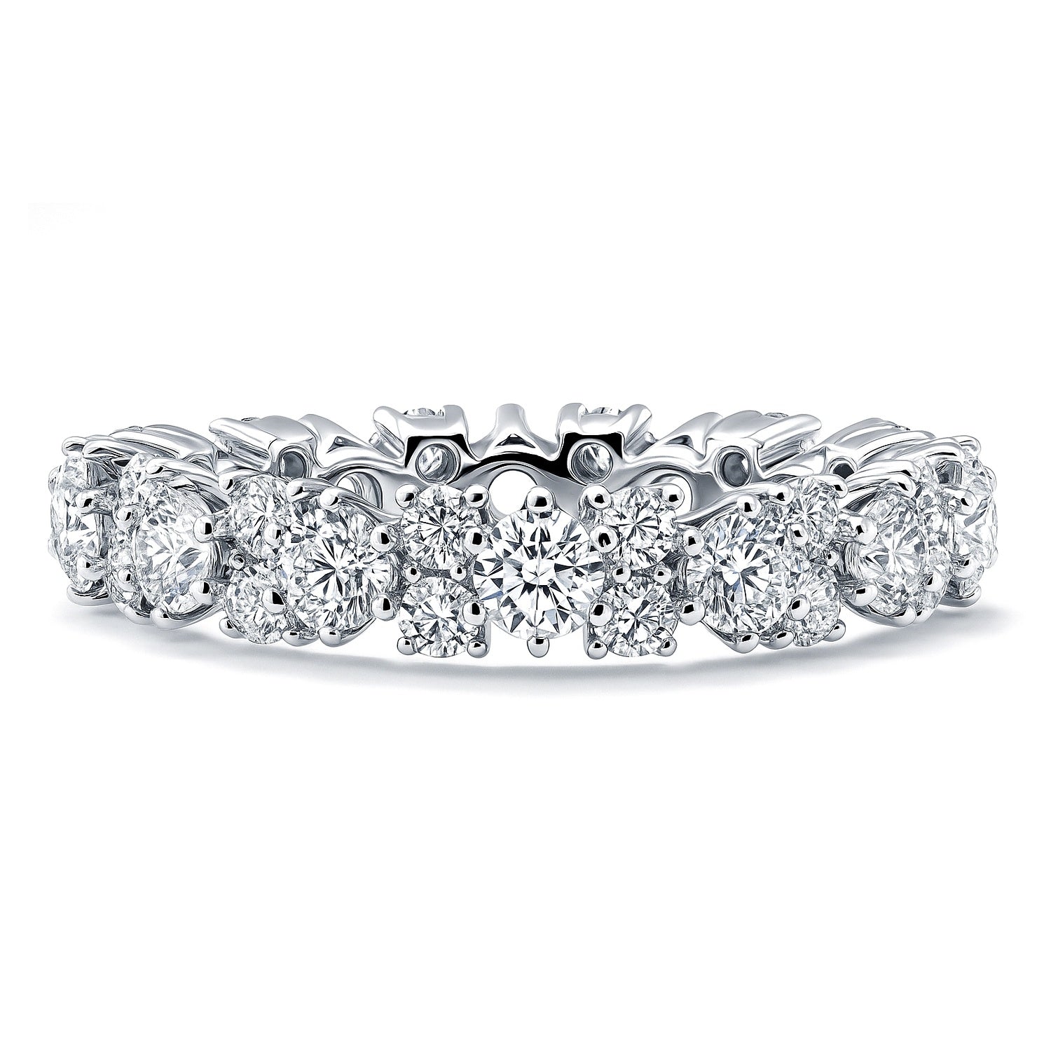 CZ Eternity Ring in Sterling Silver