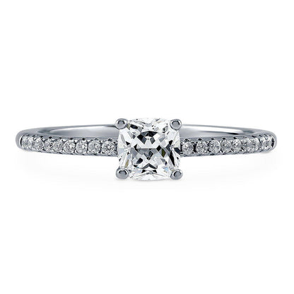 Minimalist Style Small Carte Engagement Rings