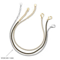 Front view of CZ Tennis Bracelet Set in Gold Flashed Sterling Silver, 3-Piece Style 1