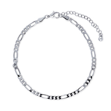 Figaro Chain Anklet Ankle Bracelet in Base Metal