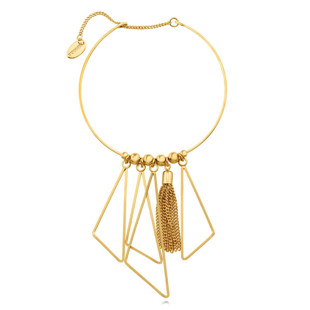 Triangle Cuff Gold-Tone, 1 of 3