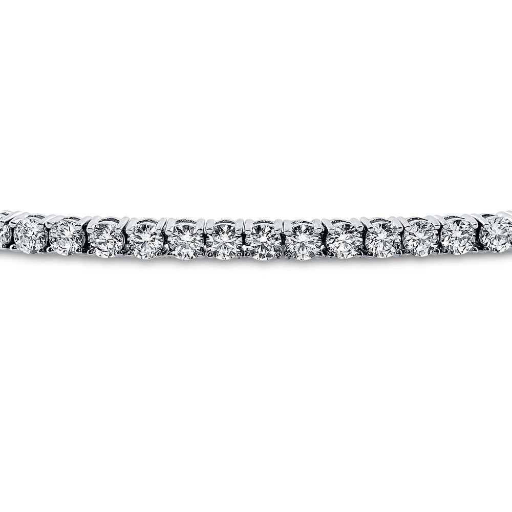 CZ Tennis Bracelet in Sterling Silver