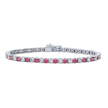 CZ Statement Tennis Bracelet in Sterling Silver