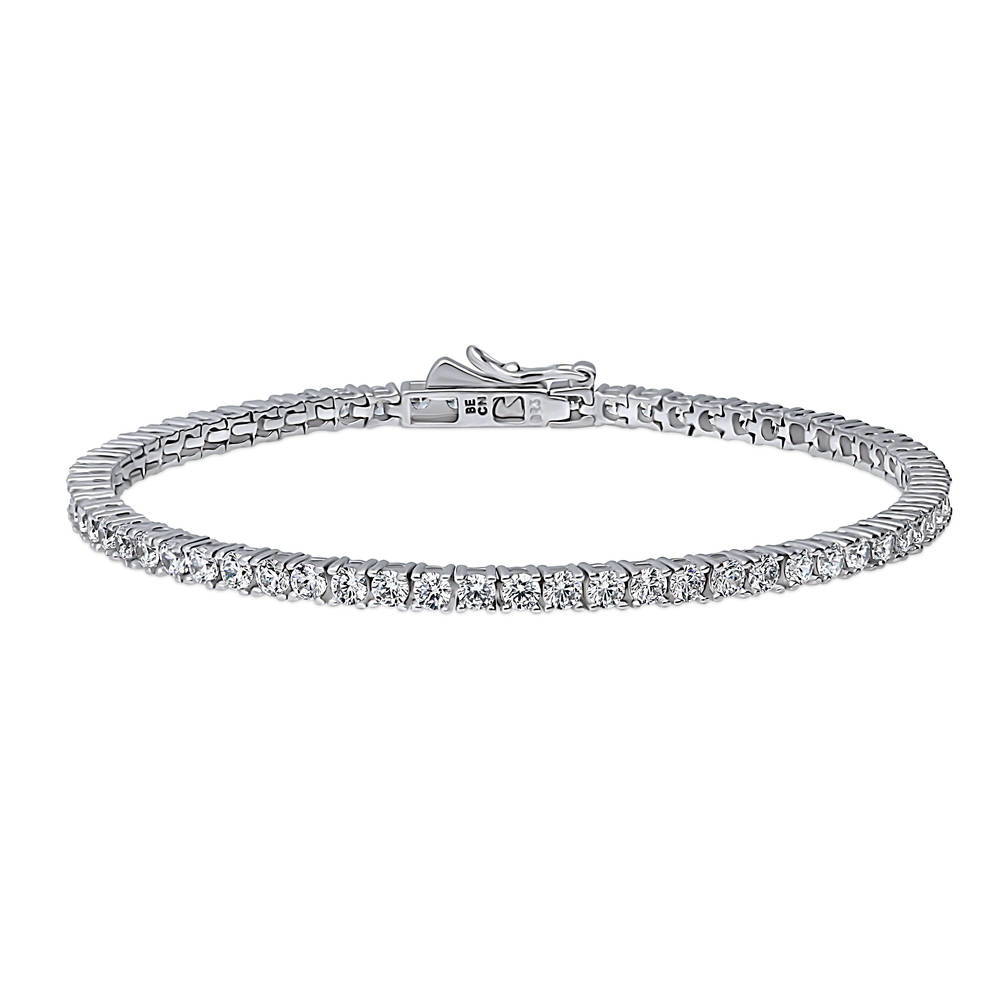 CZ Tennis Bracelet in Sterling Silver, 1 of 6