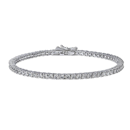 CZ Tennis Bracelet in Sterling Silver