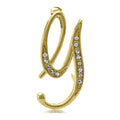 Initial Letter Pin Gold-Tone, G