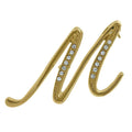 Initial Letter Pin Gold-Tone, M