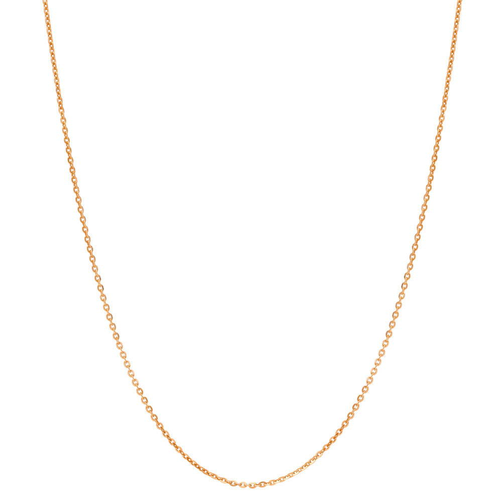 Italian Chain Necklace in Rose Gold Flashed Sterling Silver, 3 Piece, 4 of 8