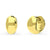 Dome Mini Huggie Earrings in Sterling Silver 0.45"
