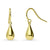 Wholesale Retro Moon Flower Lock Dangling Earrings