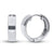 Medium Hoop Earrings in Sterling Silver 0.6"