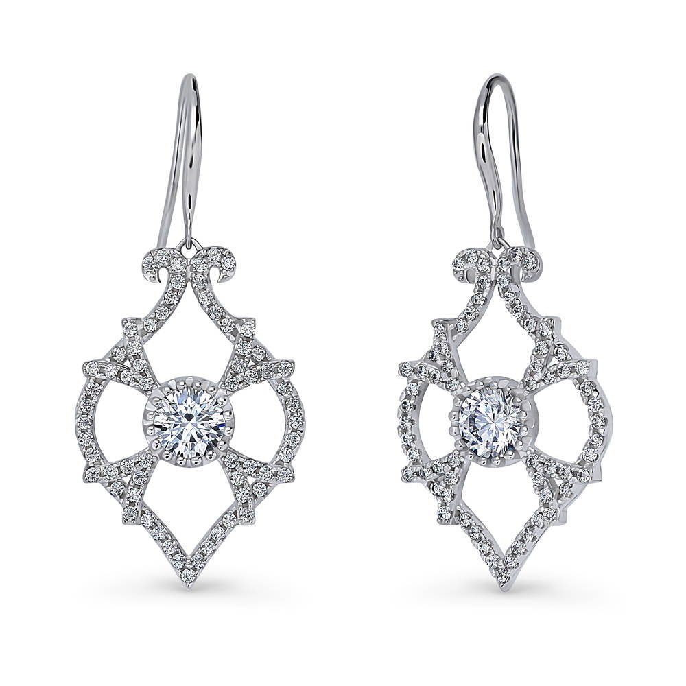Woven Vintage Style CZ Statement Set in Sterling Silver, 4 of 9
