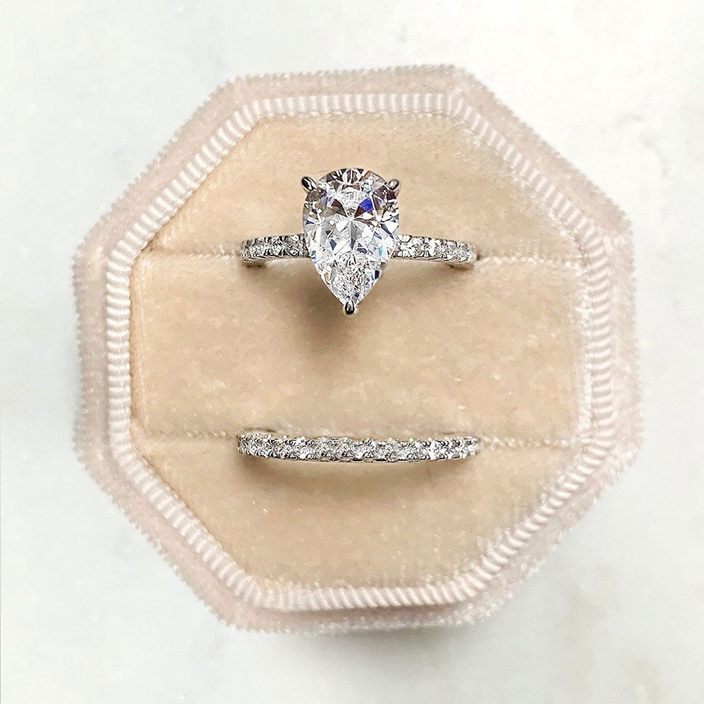 Image Contain: Half Eternity Ring, Solitaire with Side Stones Ring
