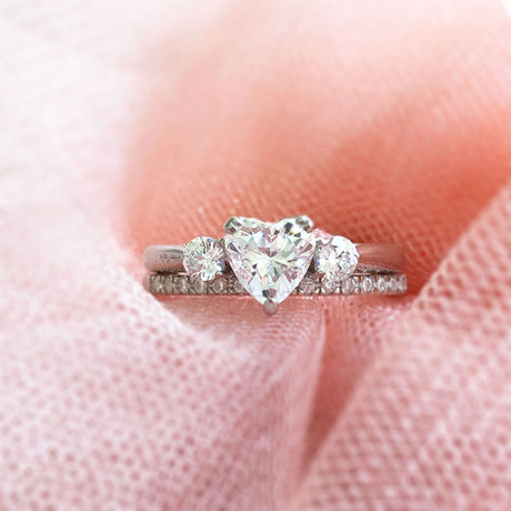 Image Contain: Half Eternity Ring, Ring