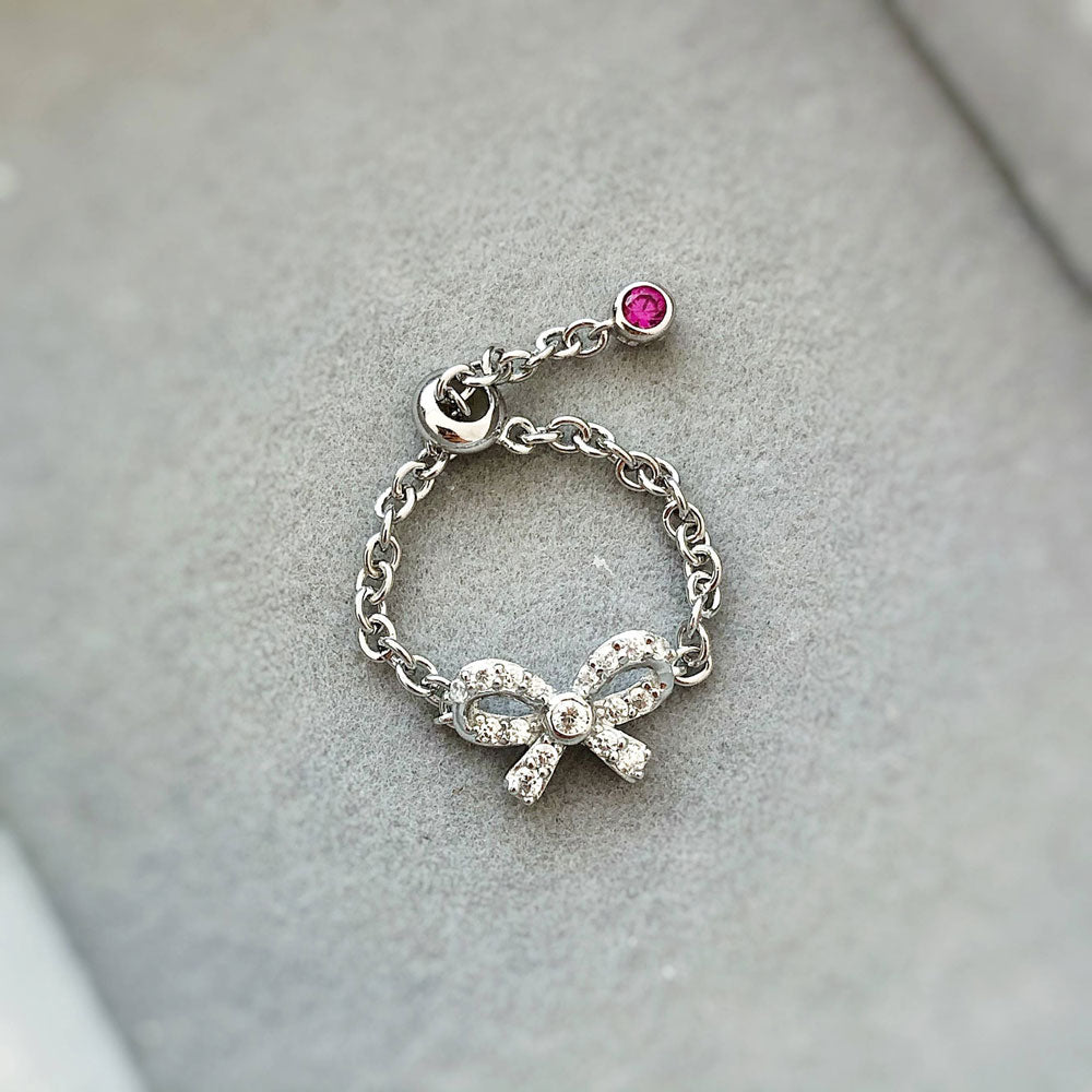Image Contain: Bow Tie Chain Ring