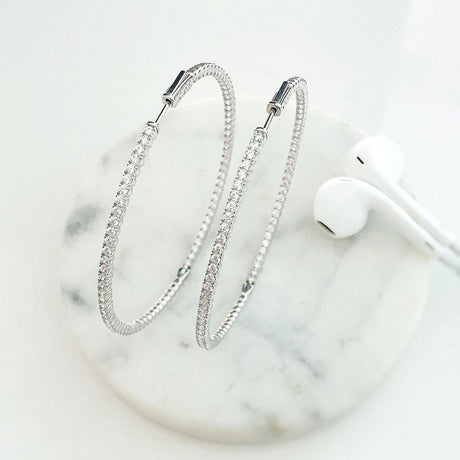 Image Contain: Inside-Out Hoop Earrings