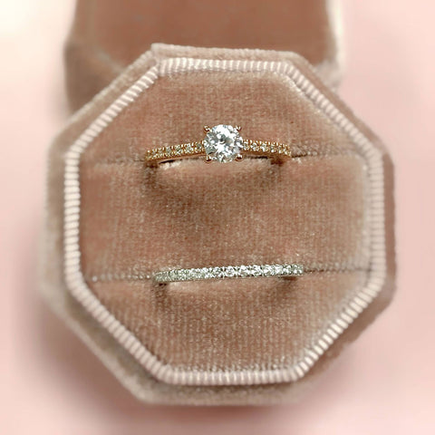 Image Contain: Half Eternity Ring, Ring