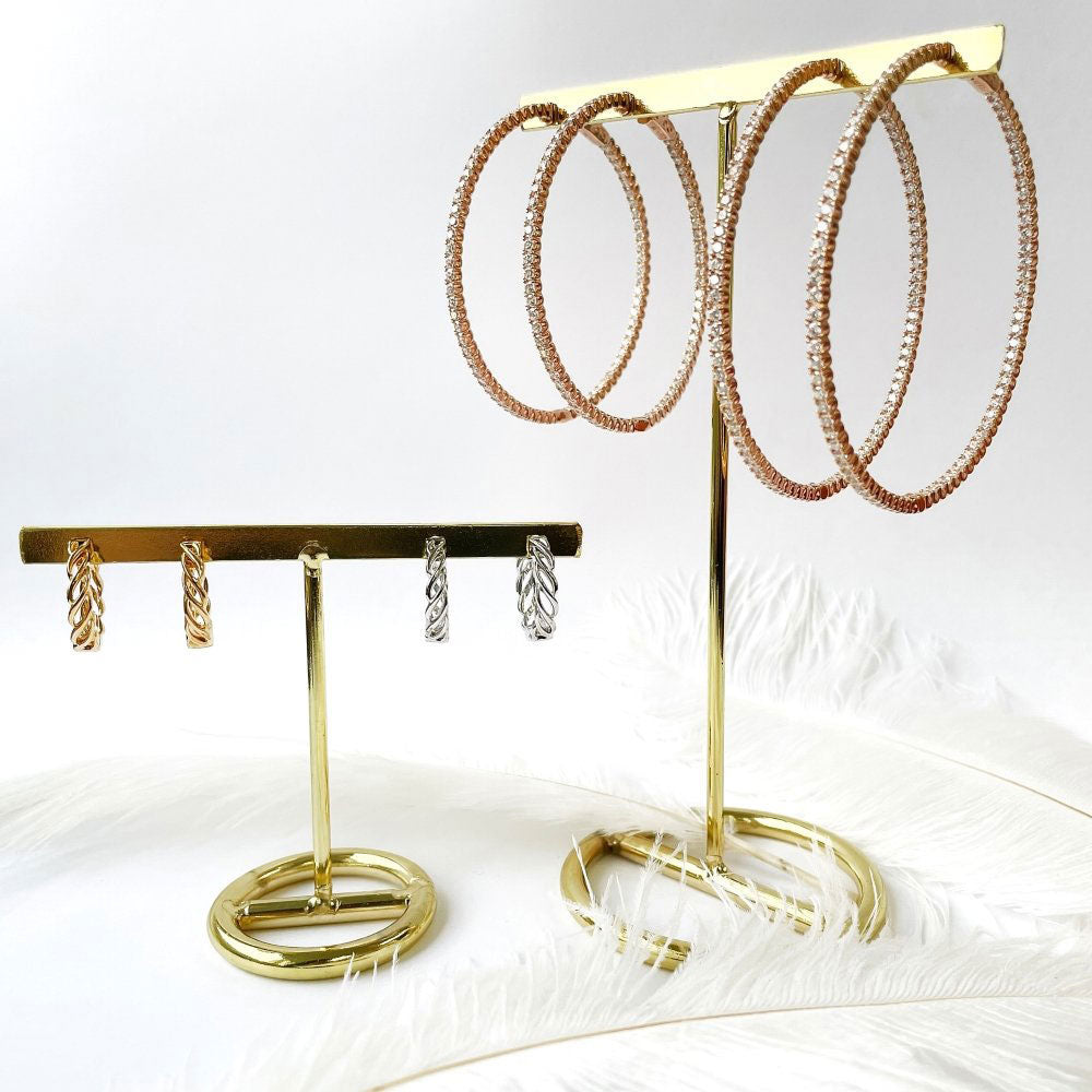 Image Contain: Inside-Out Hoop Earrings, Woven Hoop Earrings