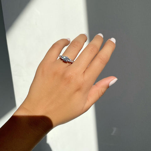 Image Contain: 3-Stone Ring