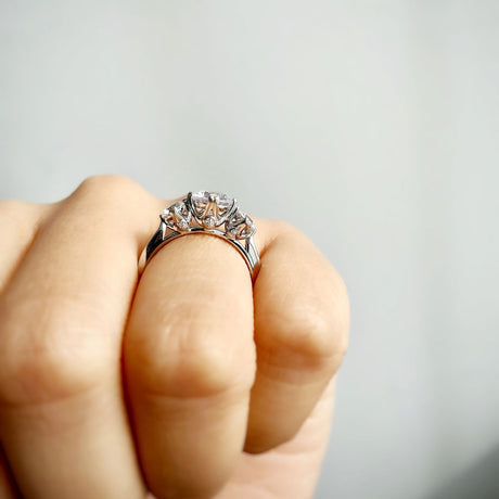 Image Contain: 3-Stone Ring
