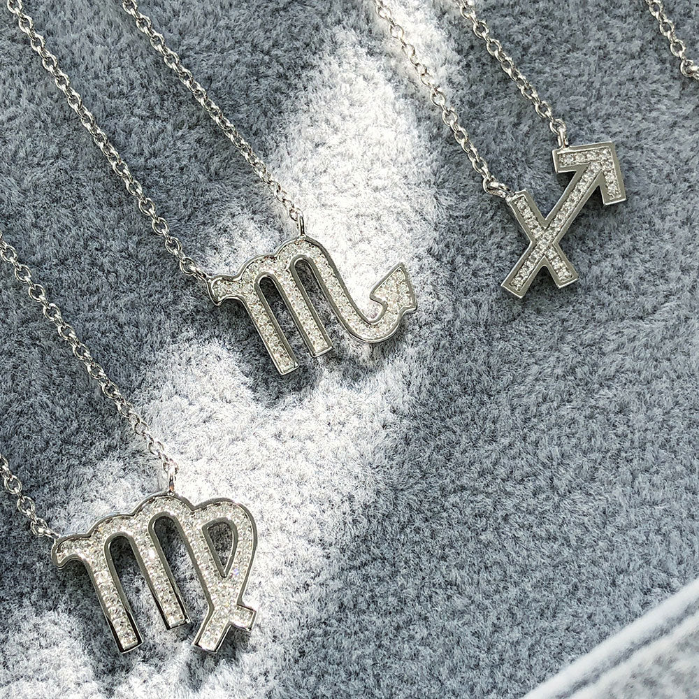 Buy 3pcs Zodiac Necklaces 12 Constellation Pendant Necklace Astrology Horo  Old English Zodiac Sign Necklace Jewelry with Message Card for Women Girls  Jewelry Online at desertcartINDIA