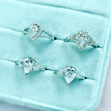 Image Contain: 3-Stone Ring, Halo Ring, Halo Split Shank Ring, Solitaire with Side Stones Ring