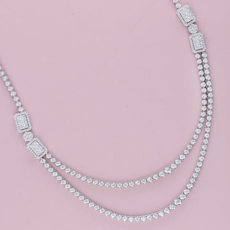 Image Contain: Art Deco Tennis Necklace