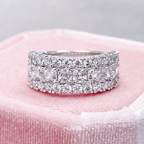 Image Contain: Art Deco Half Eternity Ring