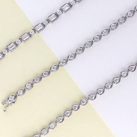 Image Contain: Art Deco Tennis Bracelet, East-West Tennis Bracelet