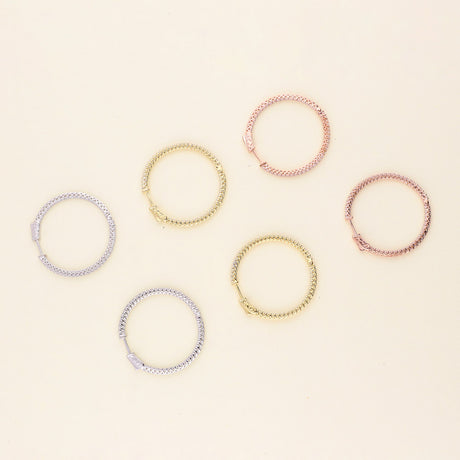 Image Contain: Inside-Out Hoop Earrings