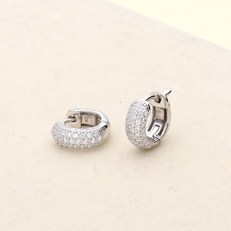 Image Contain: Dome Huggie Earrings