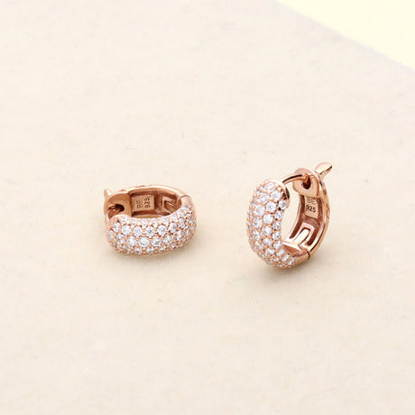 Image Contain: Dome Huggie Earrings