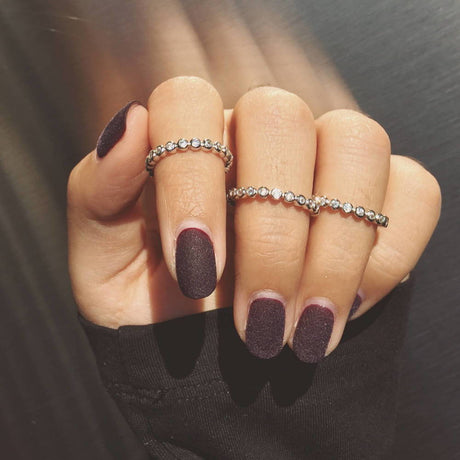 Image Contain: Model Wearing Bubble Eternity Ring