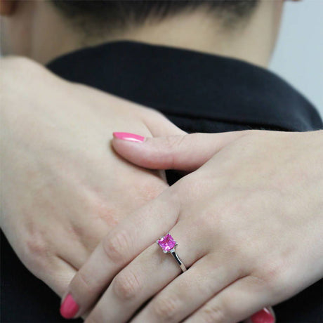 Image Contain: Model Wearing Solitaire Ring