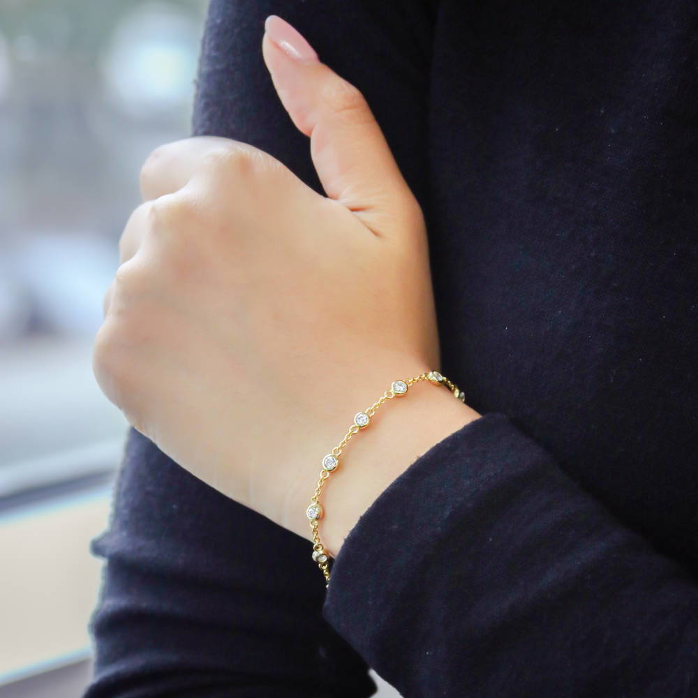 Image Contain: Model Wearing Station Bracelet