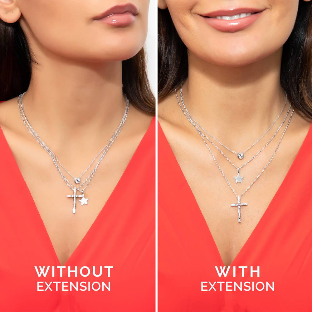Chain Extension Set in Sterling Silver
