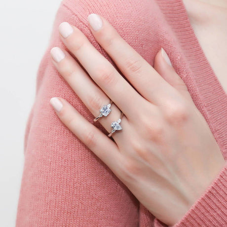 Model Wearing Ring