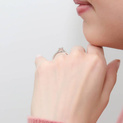 Solitaire 0.35ct CZ Ring in Sterling Silver