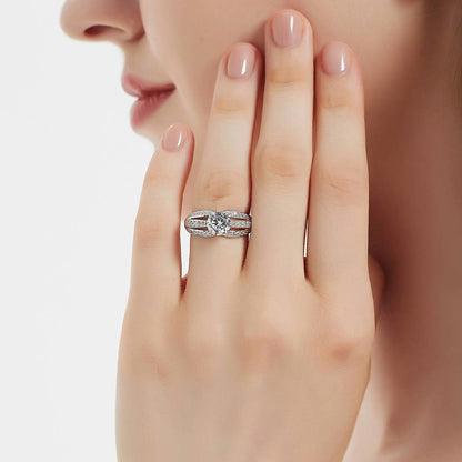 Solitaire 1.25ct CZ Ring in Sterling Silver