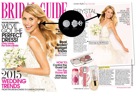 Bridal Guide Magazine / Publication Features Stud Earrings