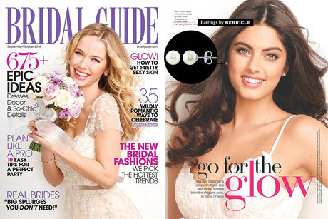 Bridal Guide Magazine / Publication Features Solitaire Stud Earrings