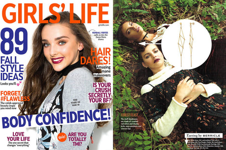 Girls Life Magazine / Publication Features Dangle Earrings
