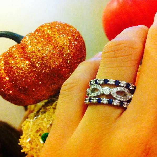 Image Contain: Model Wearing Eternity Ring, Woven Eternity Ring