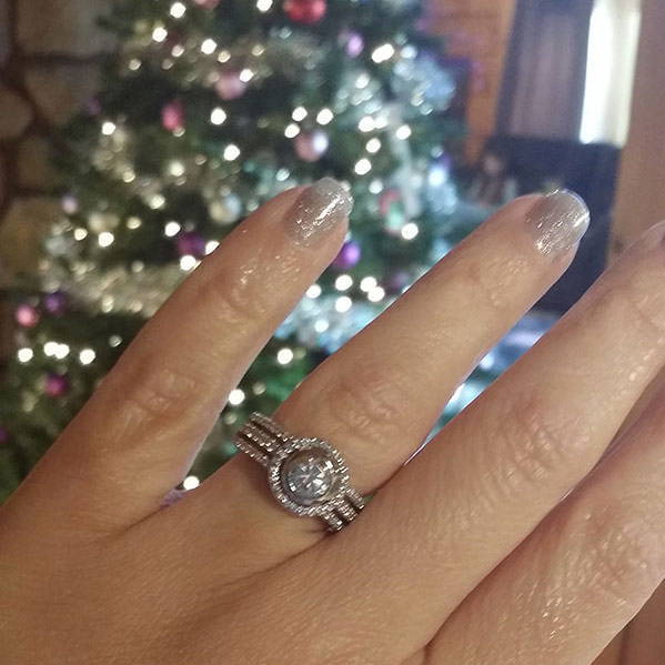 Image Contain: Model Wearing Halo Ring