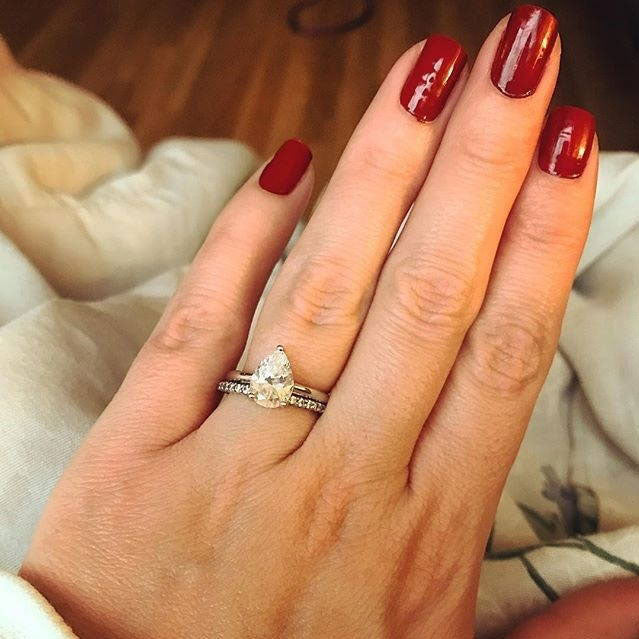 Image Contain: Model Wearing Eternity Ring, Solitaire Ring