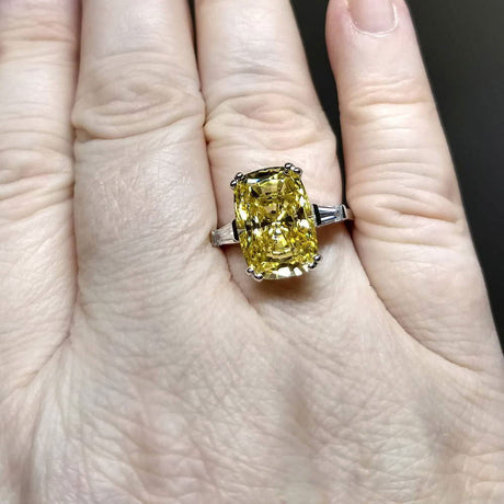 Image Contain: Model Wearing 3-Stone Ring