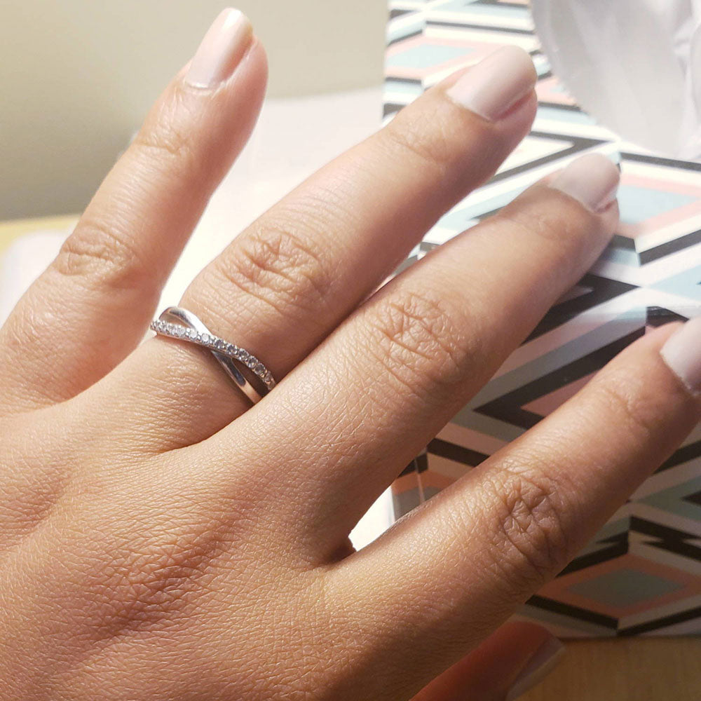 Image Contain: Model Wearing Infinity Ring