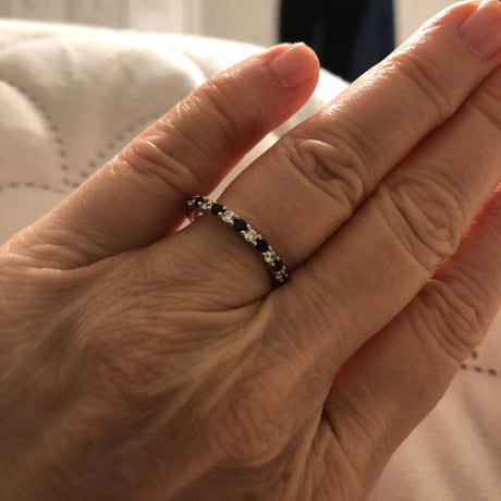 Image Contain: Model Wearing Eternity Ring