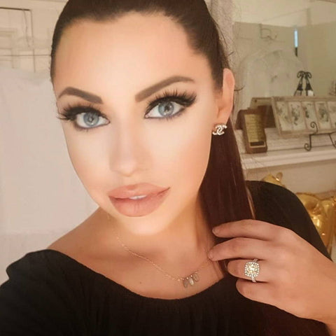Image Contain: Model Wearing Halo Ring