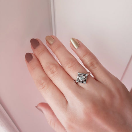 Image Contain: Model Wearing Filigree Ring